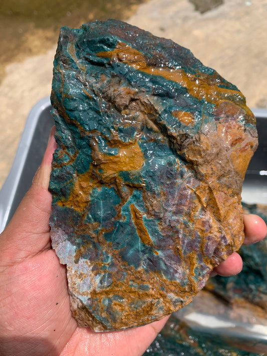 Neela Terra Jasper – Rare Blue Jasper from Eastern Indonesia